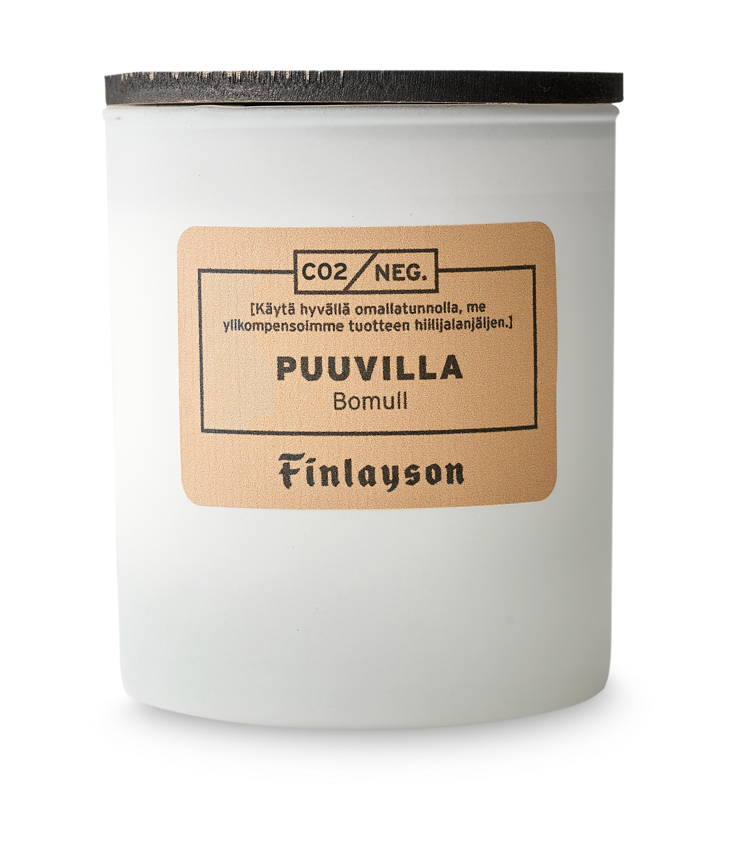 99100-0455; Finlayson Puuvilla Tuoksukynttilä Puuvilla / 200 g 