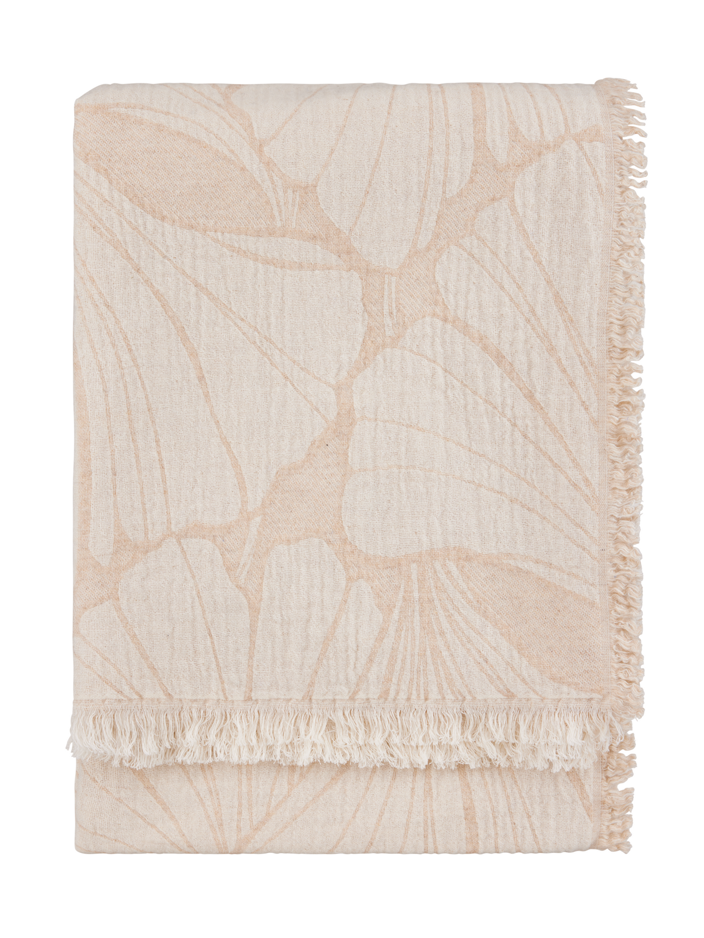 20630-5469-01-04; Finlayson Lilia Torkkupeitto Beige / Valkoinen / 140x170 cm 